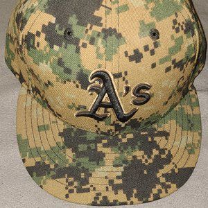 New Era 7 3/8  Oakland A's